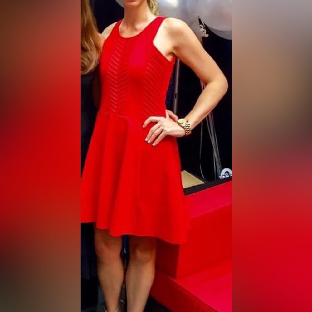 Red Parker size Small dress - Picture 3 of 4